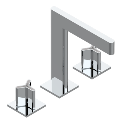 chrome polished faucet