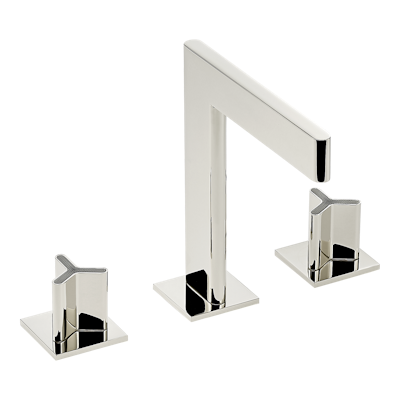 THG Paris Icon-X Titanium Widespread Lavatory Set with Drain by THG Paris