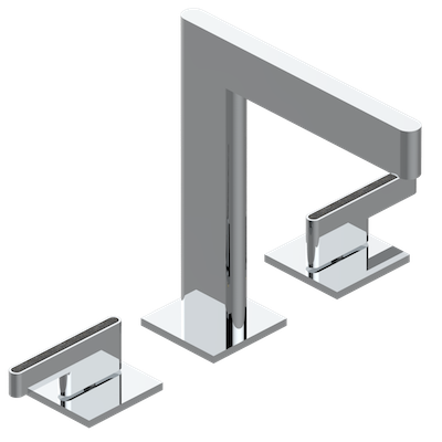chrome polished faucet