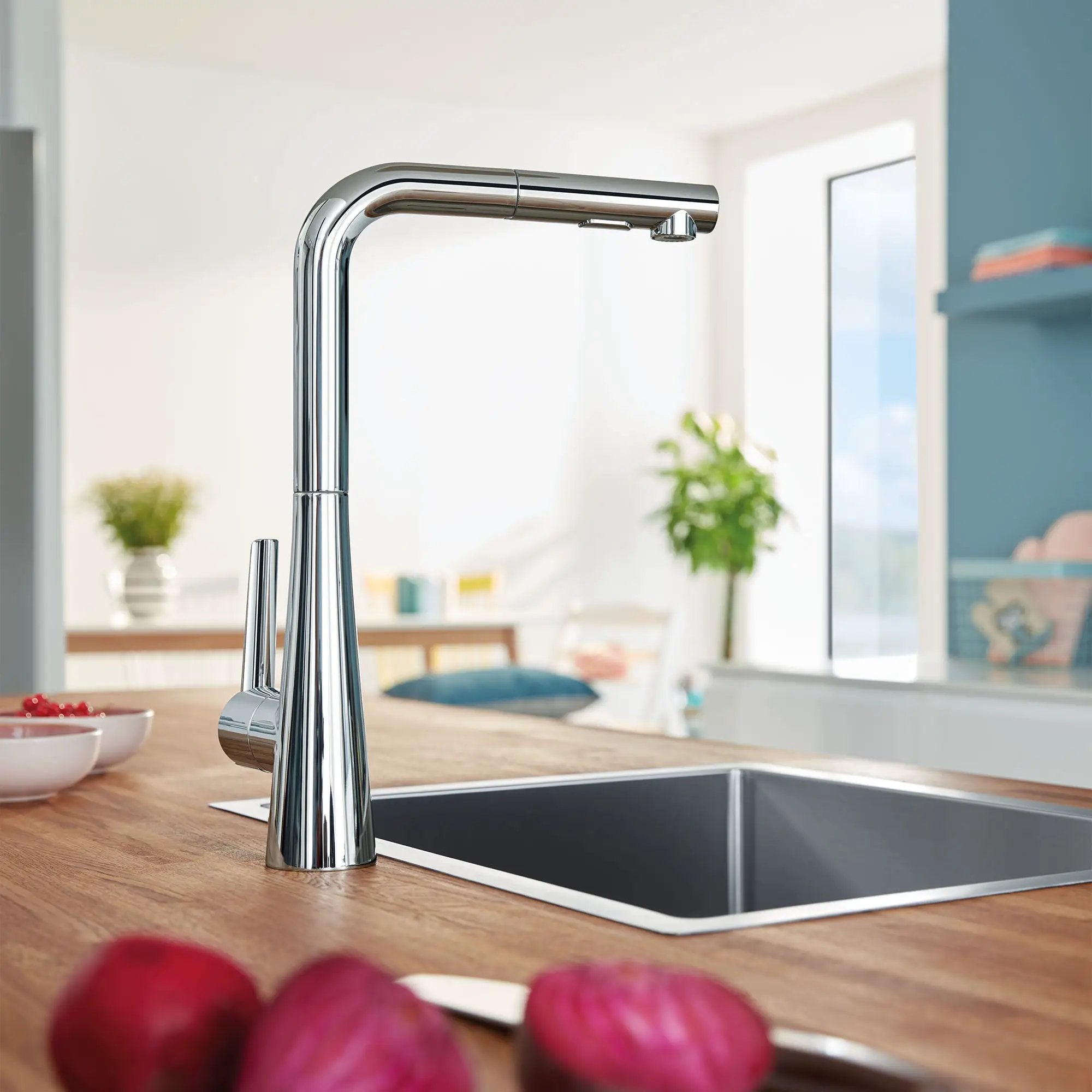 starlight chrome kitchen faucet