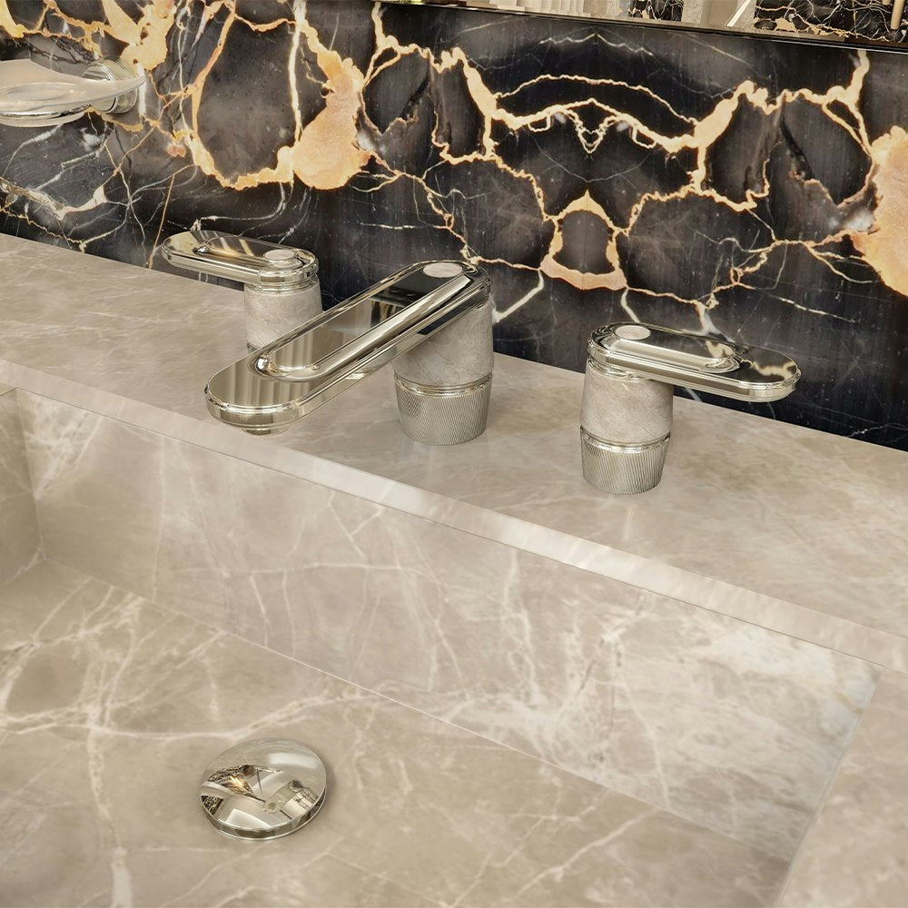 nickel polished faucet