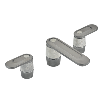 THG Paris Corvair Fior Di Bosco with Lever Handles Widespread Lavatory Set with Drain by THG Paris