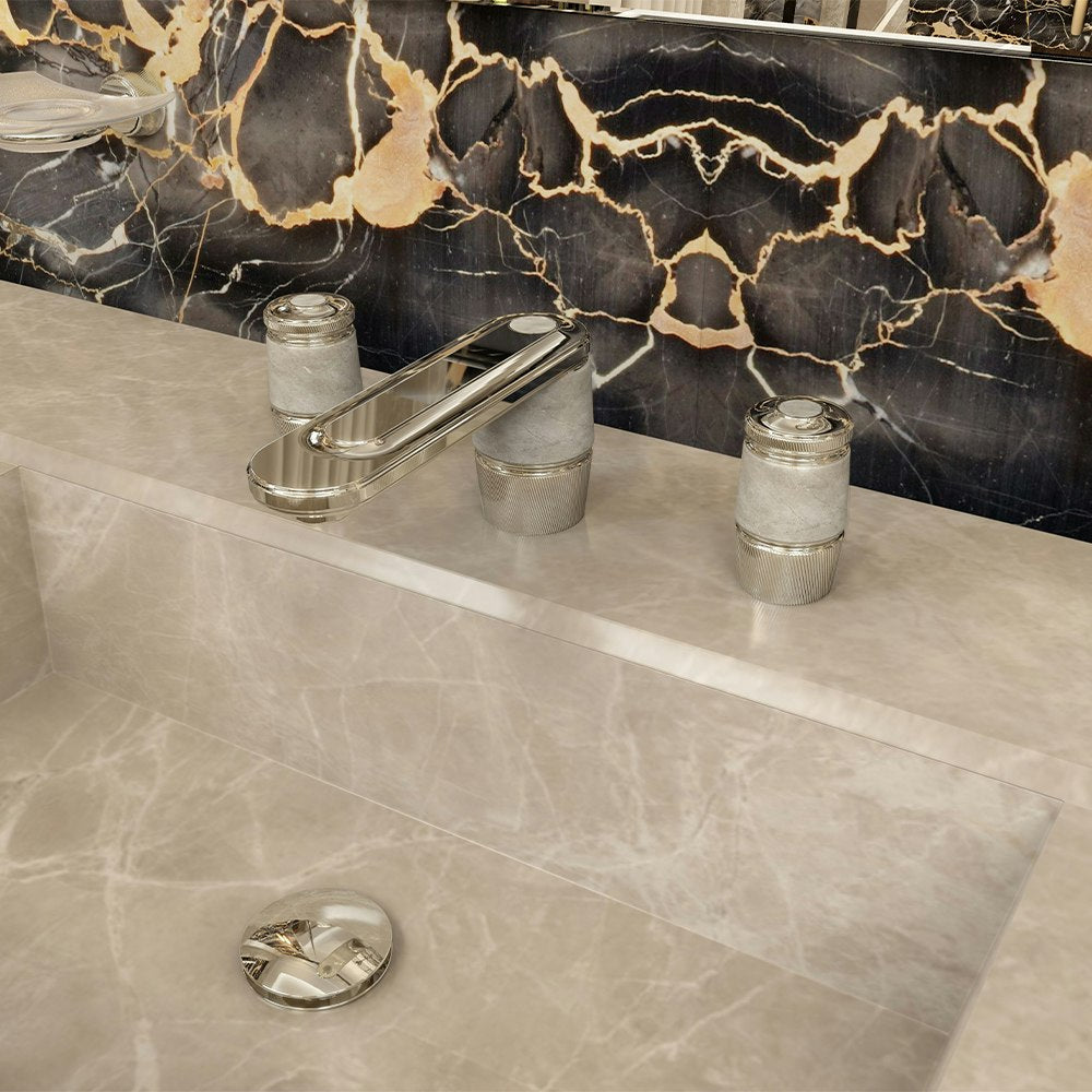 nickel polished faucet