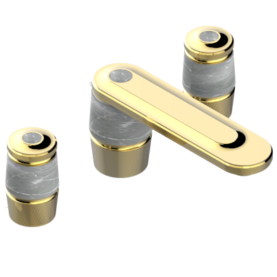 THG Paris Corvair Fior Di Bosco Widespread Lavatory Set with Drain by THG Paris