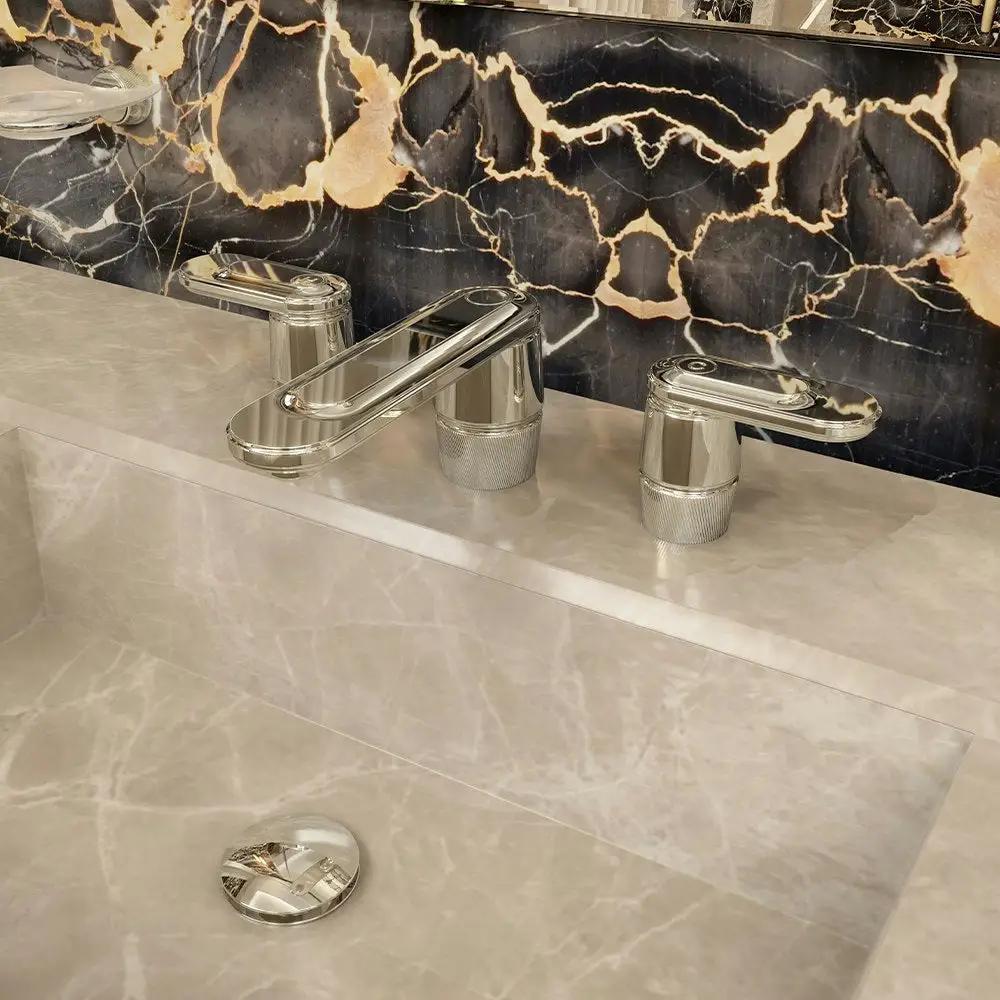 nickel polished faucet
