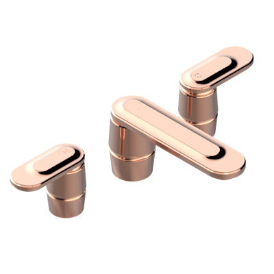 THG Paris Corvair with Lever Handles Widespread Lavatory Set with Drain by THG Paris