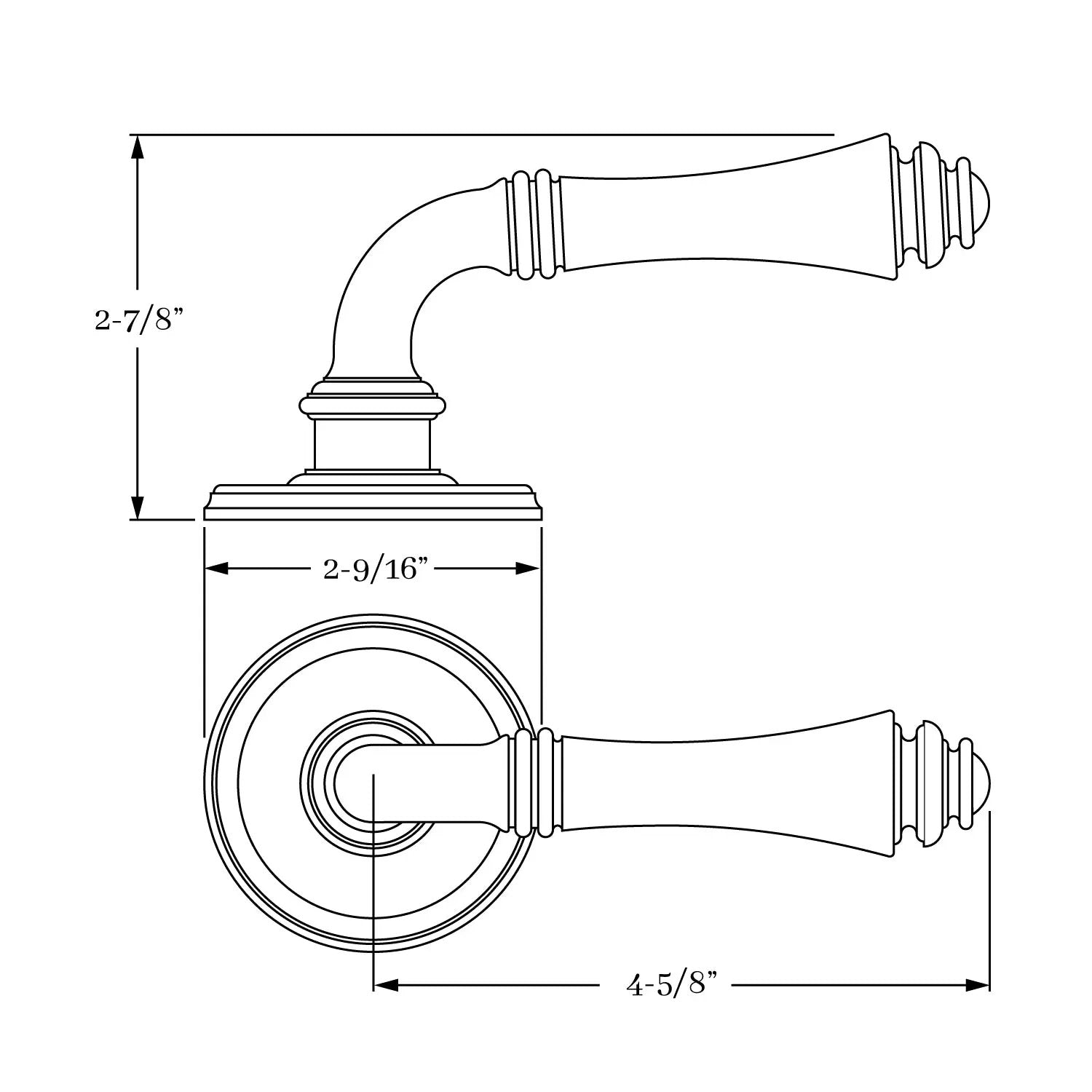 interior lever set