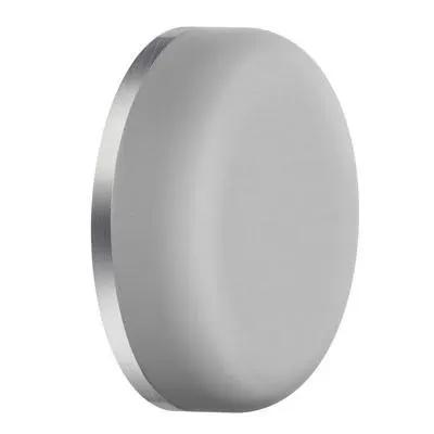brushed stainless steel door stop