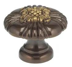 Omnia Ornate Solid Brass Ornate Cabinet Knob by Omnia
