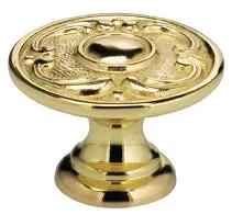 Omnia Ornate Solid Brass Ornate Cabinet Knob by Omnia