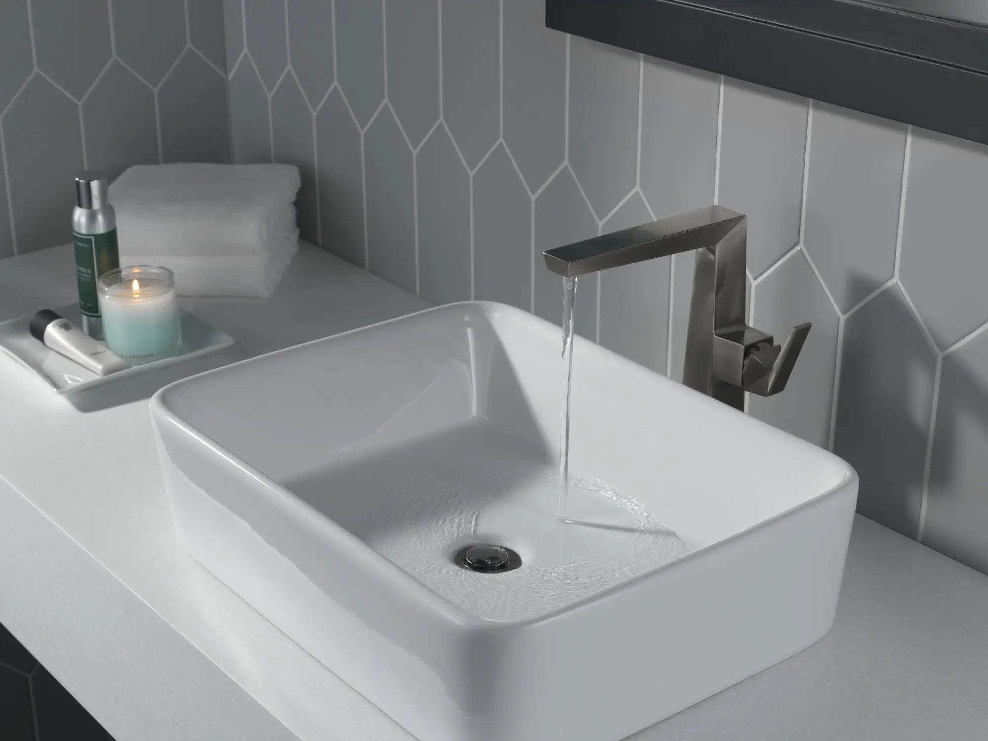 lumicoat black stainless bathroom faucet