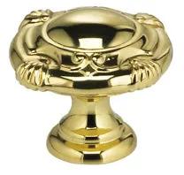 Omnia Ornate Solid Brass Ornate Cabinet Knob by Omnia