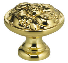 Omnia Ornate Solid Brass Ornate Cabinet Knob