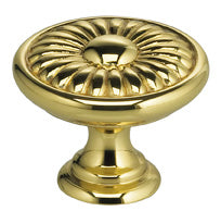 Omnia Ornate Solid Brass Ornate Cabinet Knob