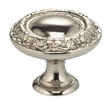 lacquered polished nickel knob