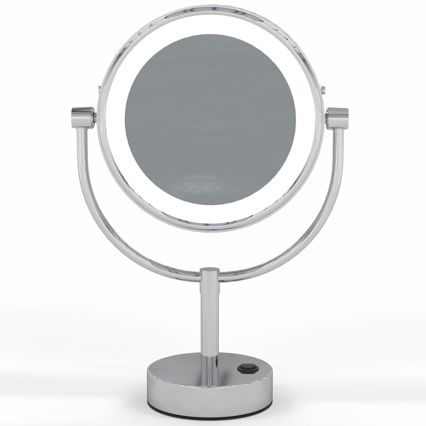 chrome makeup mirror