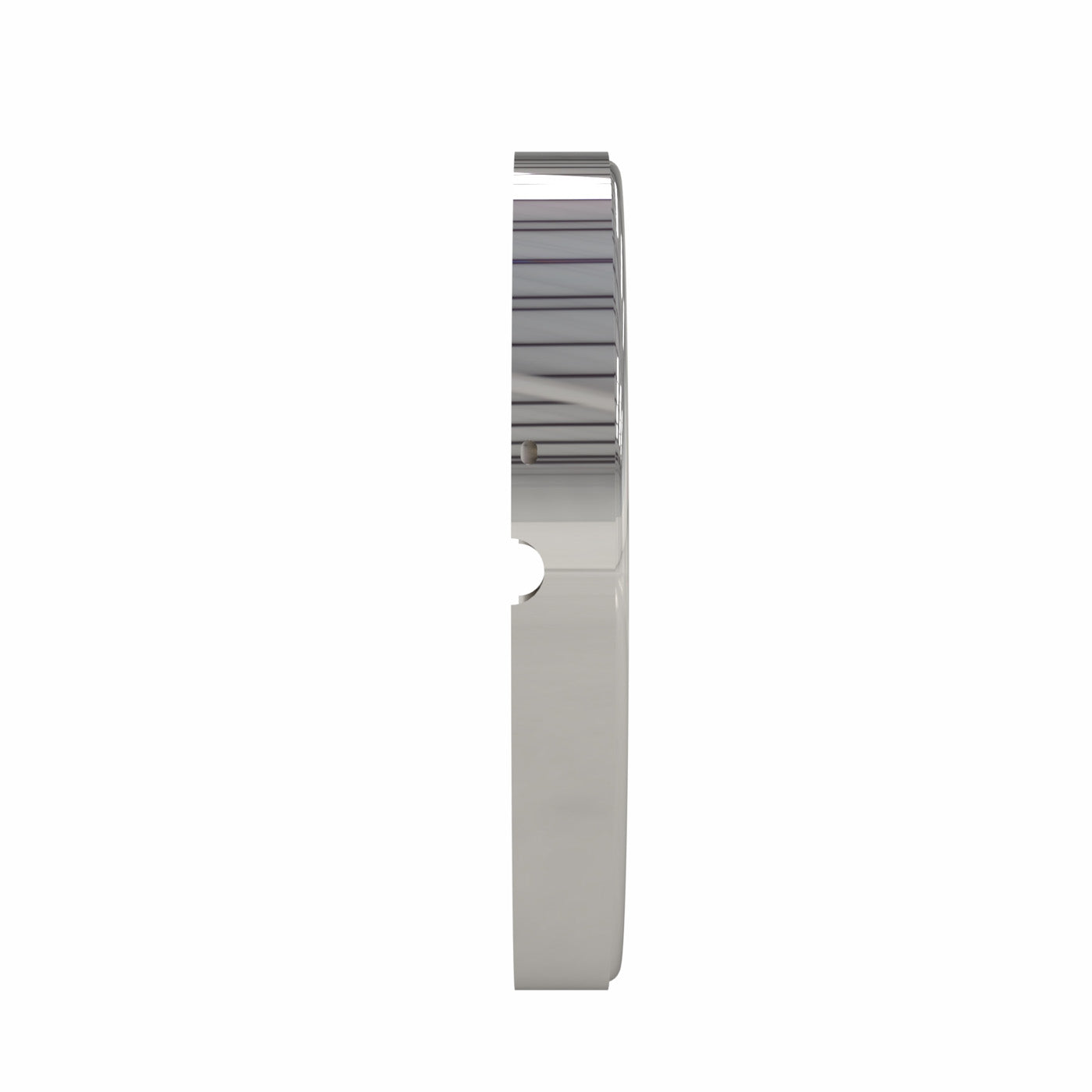 polished nickel makeup mirror