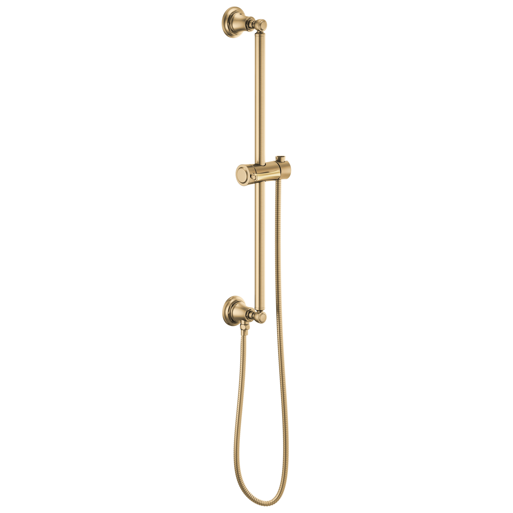 Brizo Universal Showering Classic Round Slide Bar With Hose by Brizo