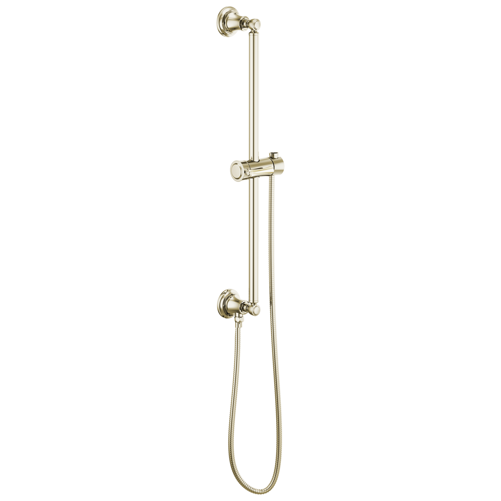 Brizo Universal Showering Classic Round Slide Bar With Hose by Brizo
