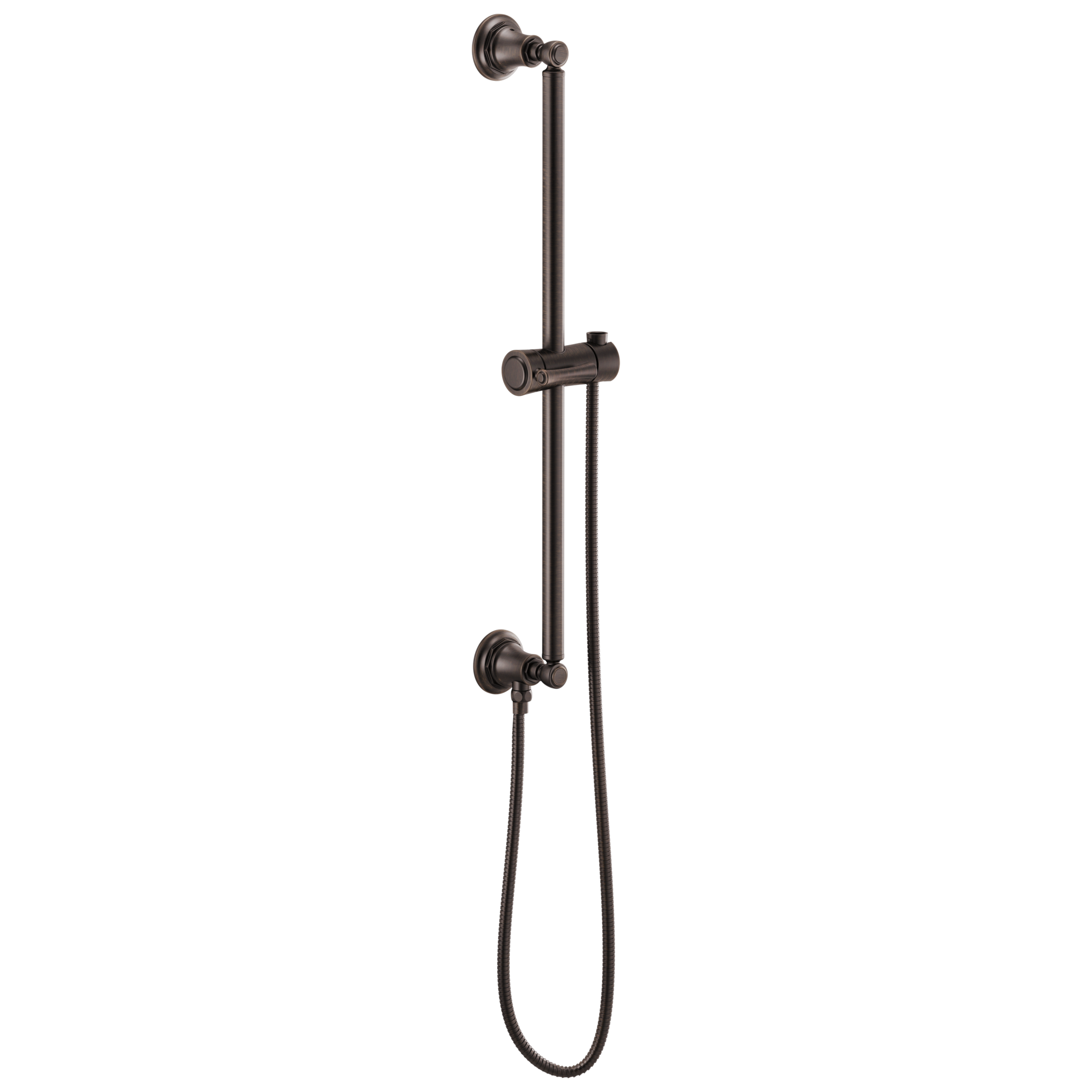 Brizo Universal Showering Classic Round Slide Bar With Hose by Brizo