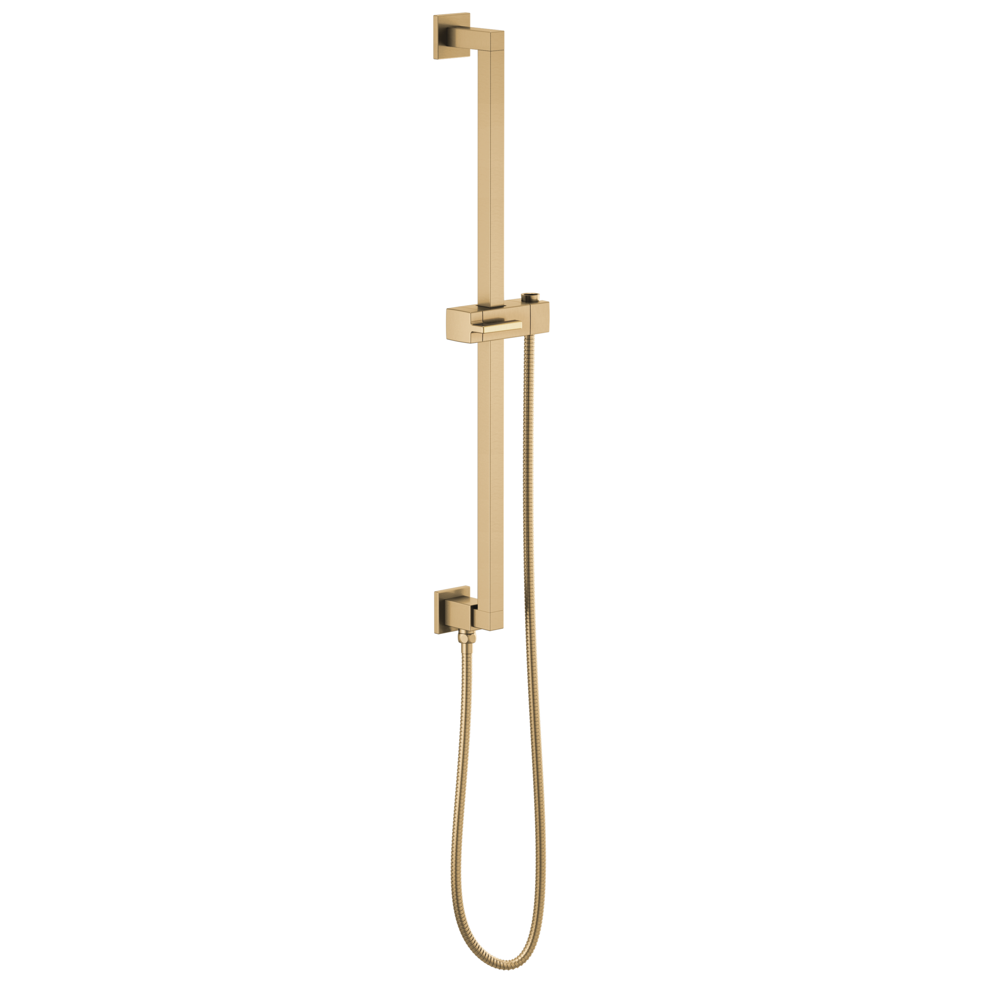 Brizo Universal Showering Linear Square Slide Bar With Hose