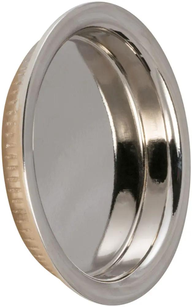 lacquered polished nickel pull