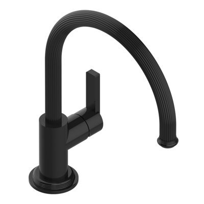 THG Paris Grand Central Metal Single Hole Kitchen Faucet with Swivel Spout