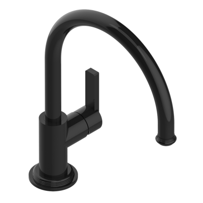 THG Paris West Coast Metal Single Hole Mixer with Swivel and Side Spray by THG Paris