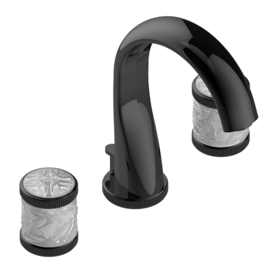 THG Paris Hirondelles Widespread Lavatory Set with Drain by THG Paris