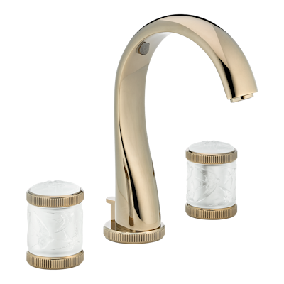 THG Paris Hirondelles Widespread Lavatory Set with Drain by THG Paris