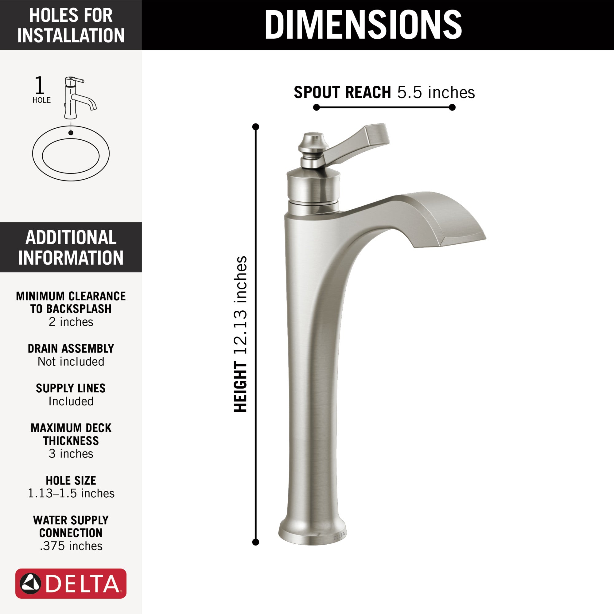 stainless bathroom faucet