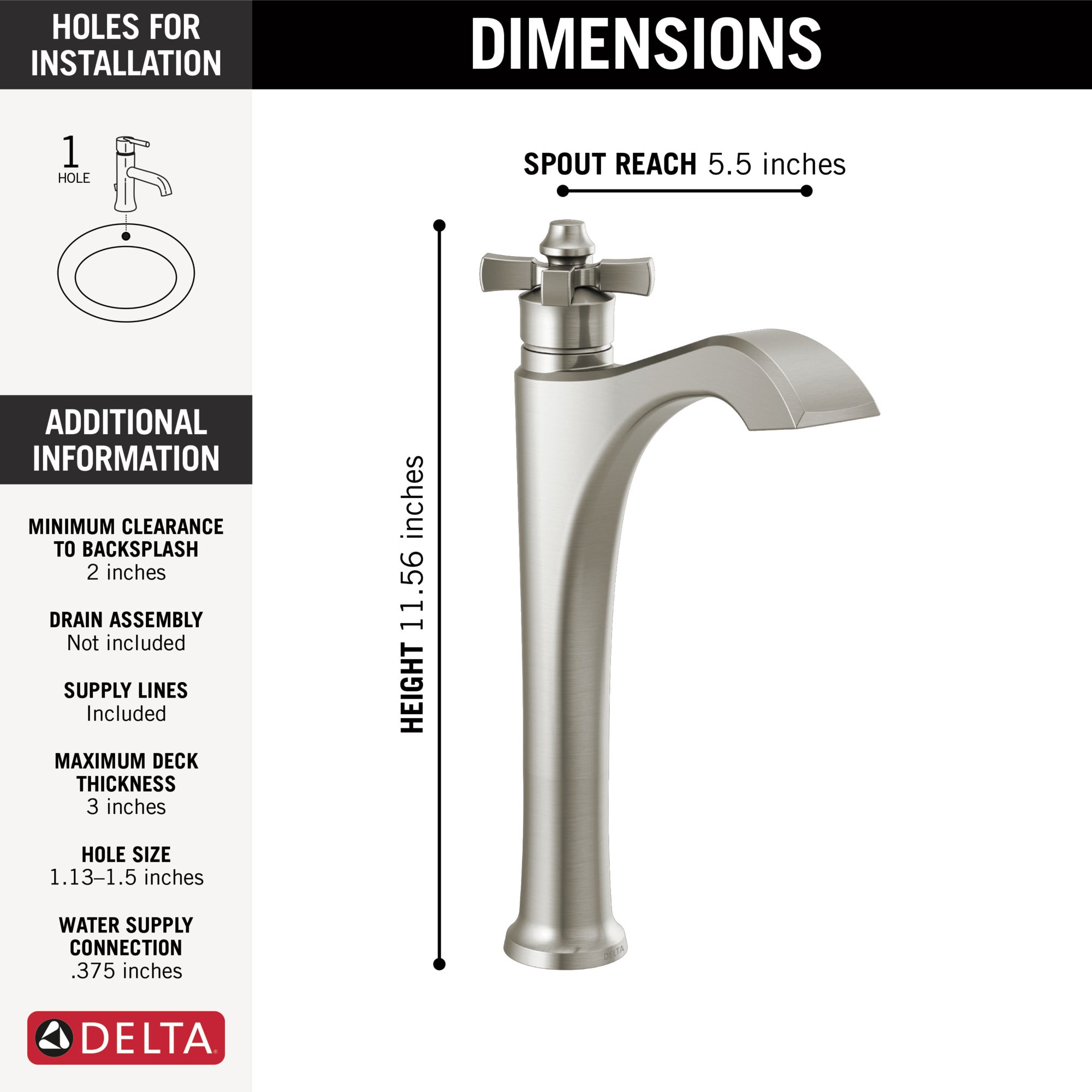 stainless bathroom faucet