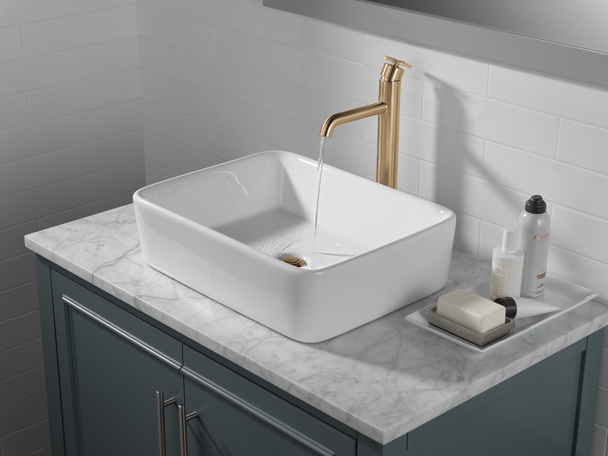 champagne bronze bathroom faucet