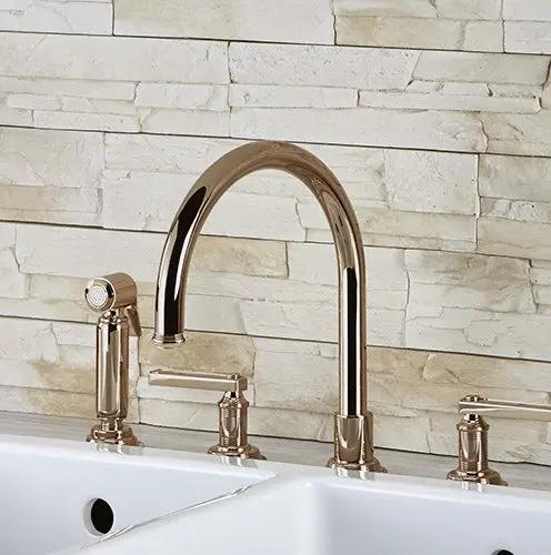 gold polished faucet