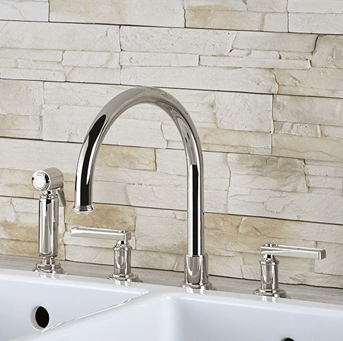 nickel polished faucet