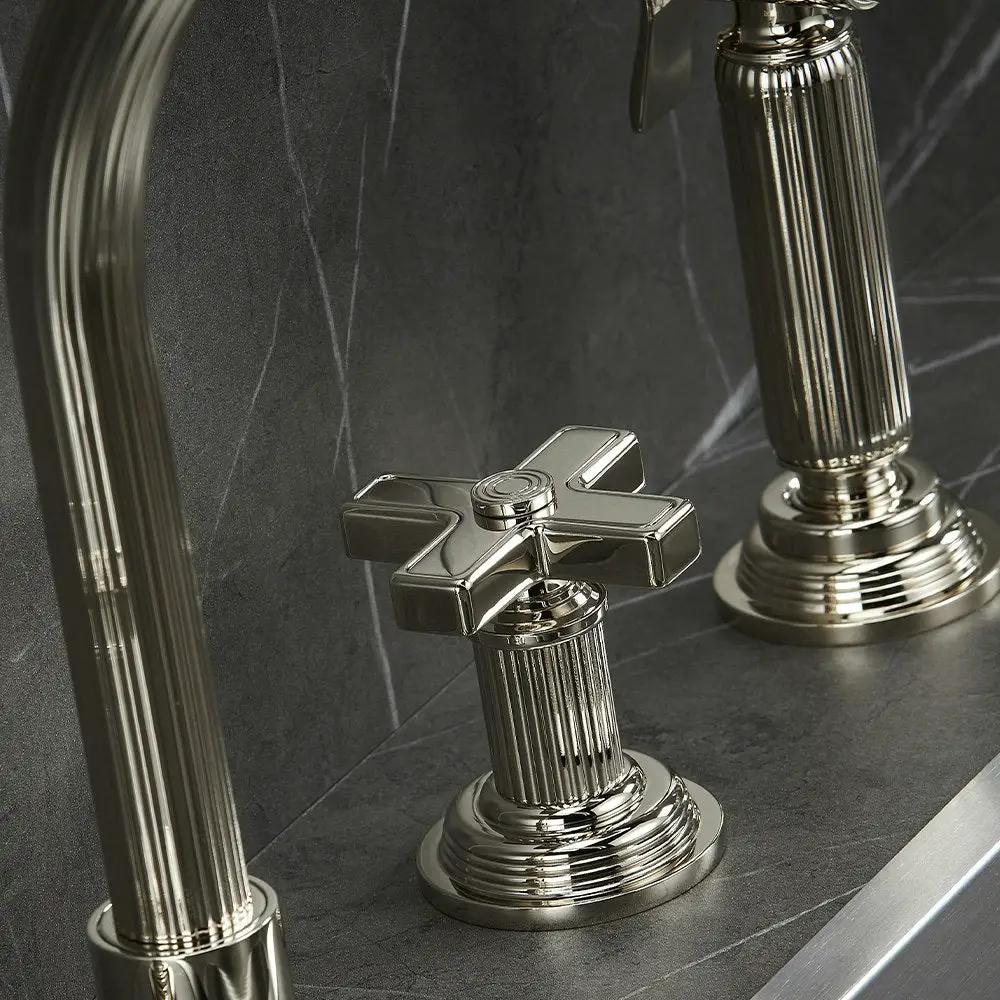 nickel polished faucet