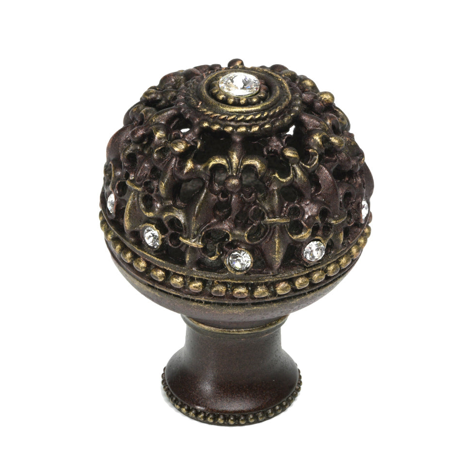 antique brass knob