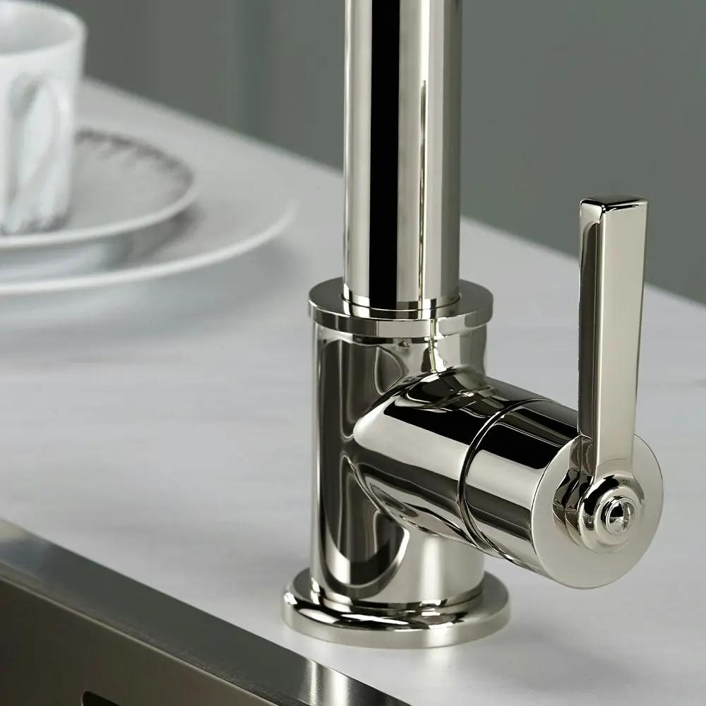 nickel polished faucet