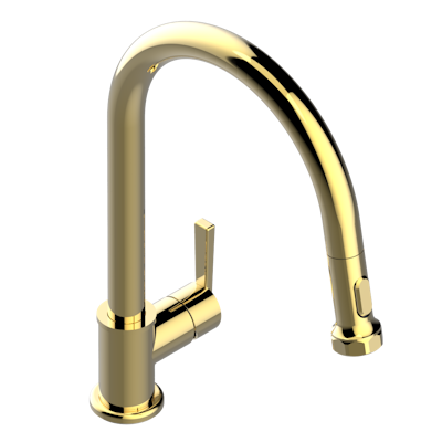 THG Paris Club Saint-Germain Single Hole Pull Out Kitchen Faucet by THG Paris