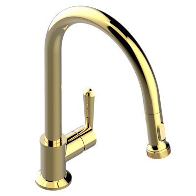THG Paris Dean Single Hole Pull Out Kitchen Faucet by THG Paris