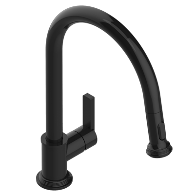 THG Paris West Coast Metal Single Hole Pull Out Kitchen Faucet by THG Paris