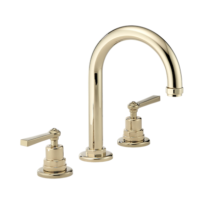 THG Paris Club Saint-Germain with Lever Handles Widespread Lavatory Set with Drain by THG Paris