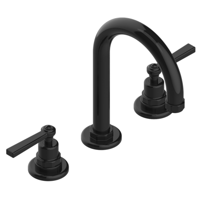 THG Paris Club Saint-Germain with Lever Handles Widespread Lavatory Set with Drain by THG Paris
