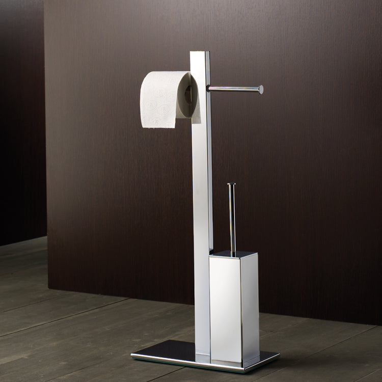 polished chrome butler