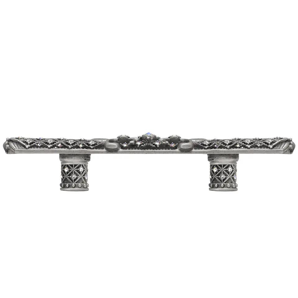 Carpe Diem Versailles Small Pull Fleur De Lys - Decorated with Swarovski Crystals by Carpe Diem