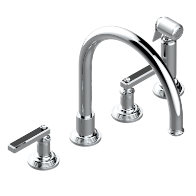 chrome polished faucet