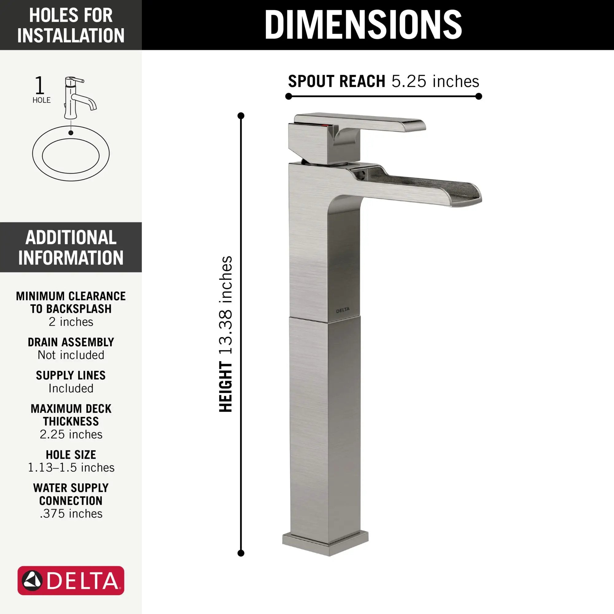 stainless bathroom faucet