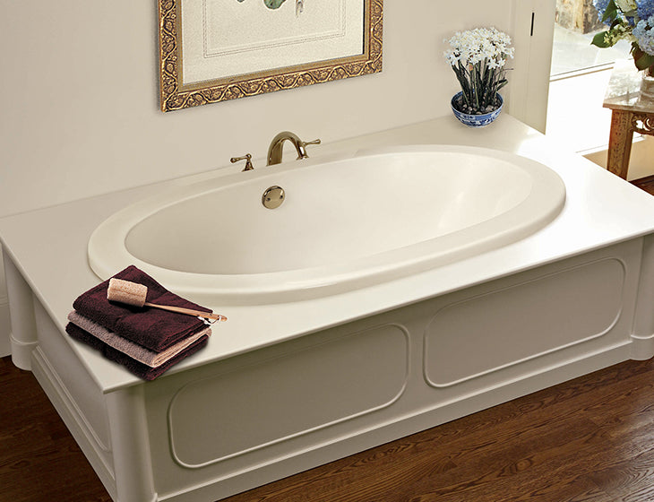 white bathtub