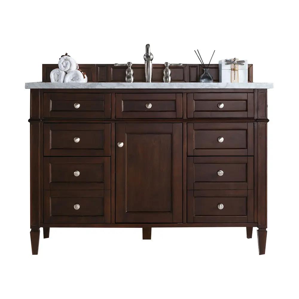 James Martin Brittany 48" Single Vanity Set - Burnished Mahogany by James Martin Vanities