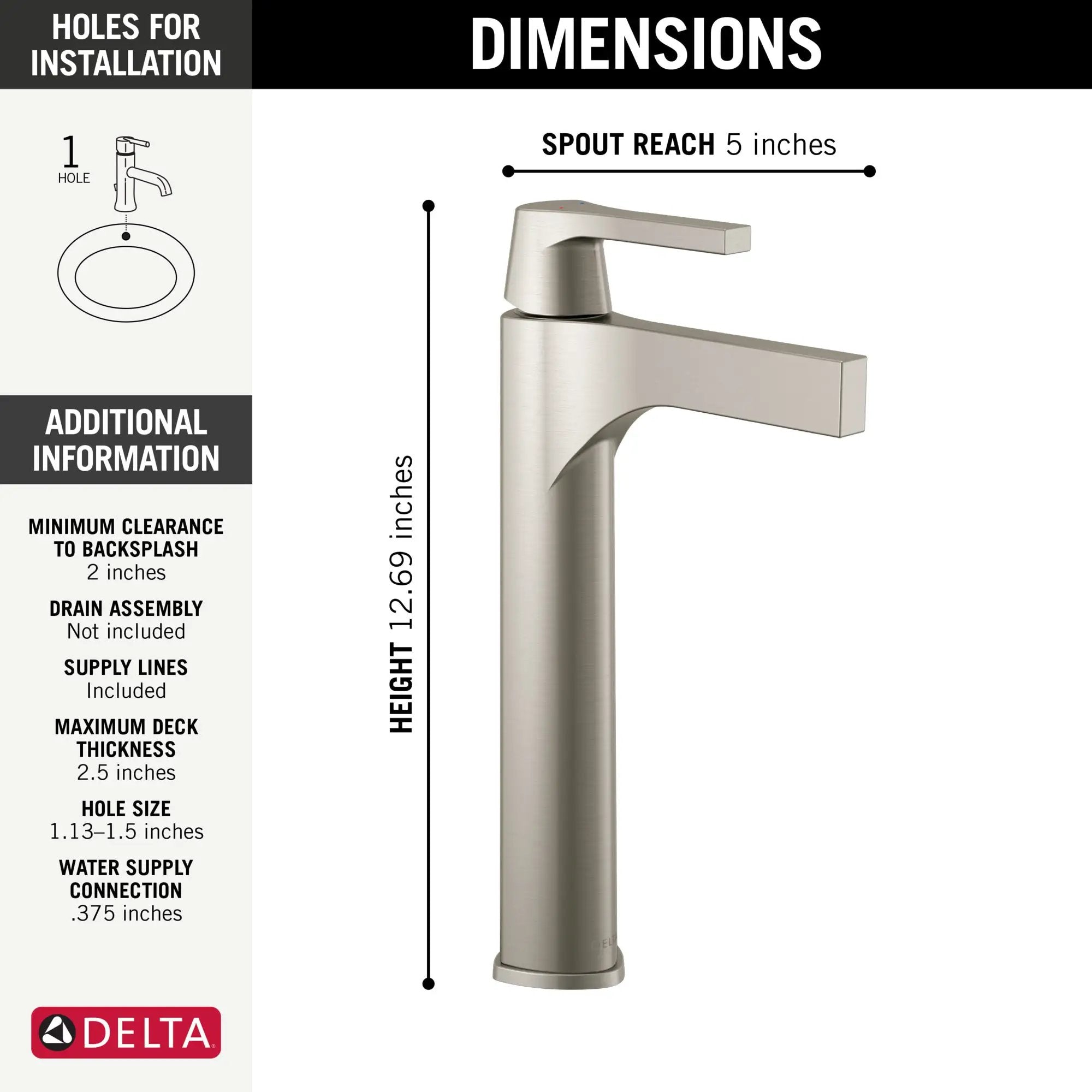 stainless bathroom faucet